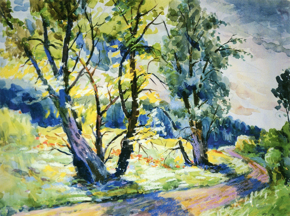 М. Нечвоглод. «Околиці Переяслава-Хмельницького». 2000-і рр. Папір, акварель